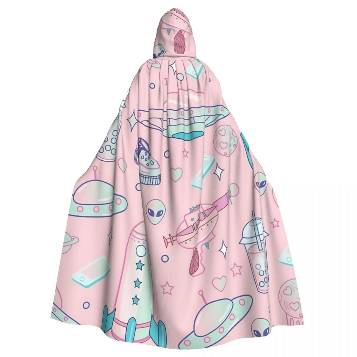 Galaxy Babe Pattern Halloween Party Cosplay Woman Men Adult Long Witchcraft Robe Hood
Galaxy Babe Pattern Halloween Party Cosplay Woman Men Adult Long Witchcraft Robe Hood