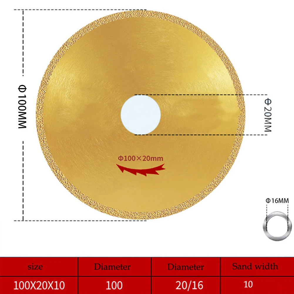 Brazed Diamond Saw Blade For Steel Metal Stone Iron Rebar Aluminum Cutting Disc With Mandrel For Rotary Tool Accessories
Brazed Diamond Saw Blade For Steel Metal Stone Iron Rebar Aluminum Cutting Disc With Mandrel For Rotary Tool Accessories