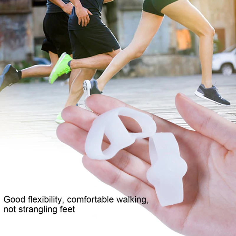 2Pcs Big Toe Two Hole Thumb Valgus Toe Separator Silicone Gel Foot Fingers Protector Corrector Pedicure Foot Care Tool
2Pcs Big Toe Two Hole Thumb Valgus Toe Separator Silicone Gel Foot Fingers Protector Corrector Pedicure Foot Care Tool