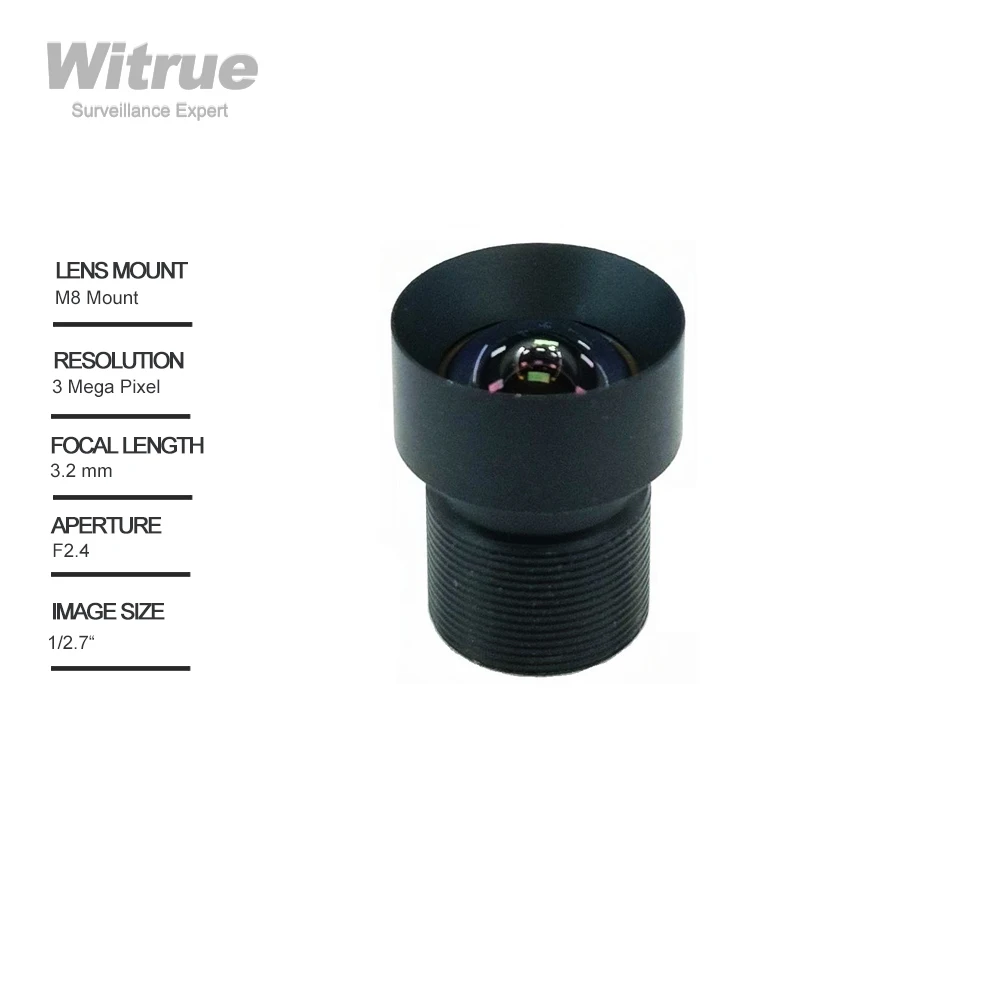 Объектив Witrue WI3224WJB-M8 3MP для экшн-камер
Объектив Witrue WI3224WJB-M8 3MP для экшн-камер