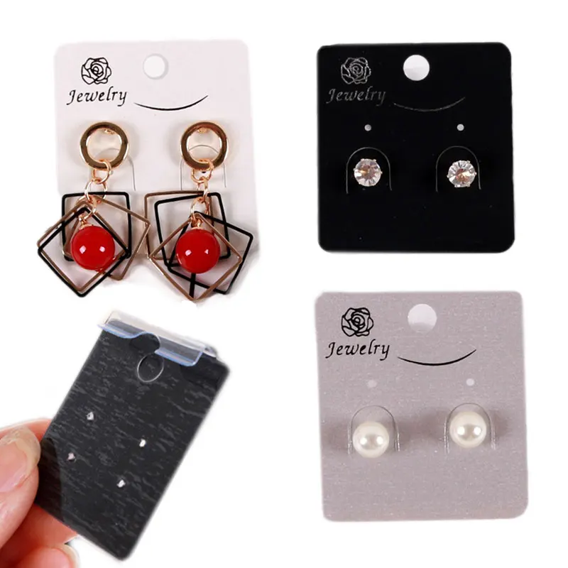 50pcs/lot 4x4.5cm Earrings Display Cards with PVC Hook for DIY Jewelry Ear Stud Earrings Display Packaging Hanging Tags
50pcs/lot 4x4.5cm Earrings Display Cards with PVC Hook for DIY Jewelry Ear Stud Earrings Display Packaging Hanging Tags