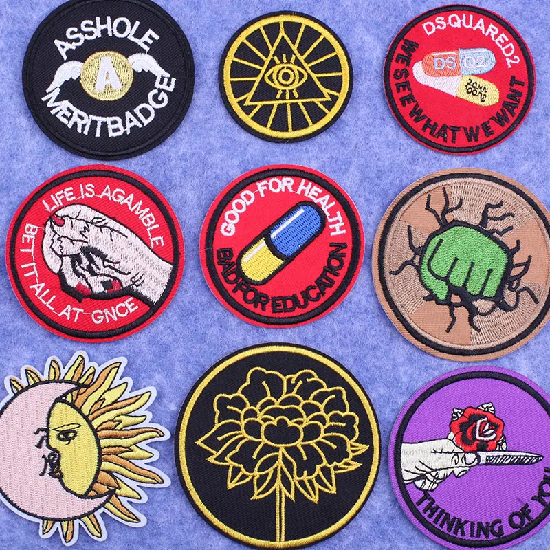 Anime Patch Iron on Flower Pill Eyes Hand Wings Patches for Clothing Thermoadhesive Patch Stickers Punk Skull Hippie Patch Badge
Anime Patch Iron on Flower Pill Eyes Hand Wings Patches for Clothing Thermoadhesive Patch Stickers Punk Skull Hippie Patch Badge