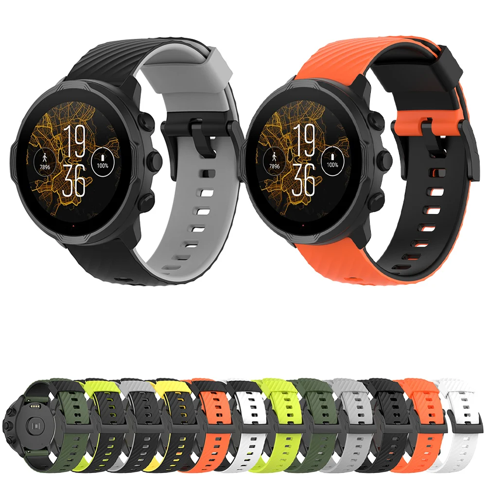 Sport Strap For Suunto 9/9baro/7/D5 Smartwatch Replace Bracelet Watchband For Suunto Spartan Sport Fossil Q Men's Hybrid
Sport Strap For Suunto 9/9baro/7/D5 Smartwatch Replace Bracelet Watchband For Suunto Spartan Sport Fossil Q Men's Hybrid