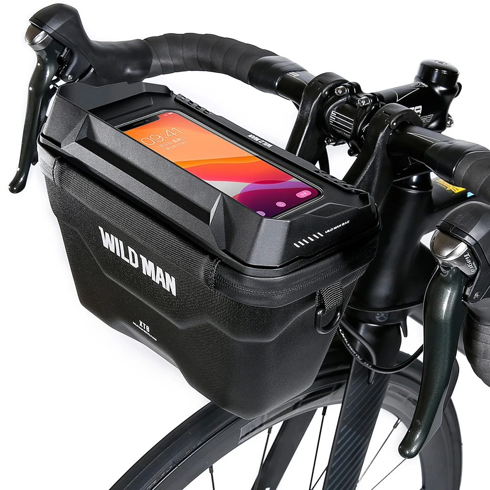 WILD MAN MTB Bike Handlebar Bags Touch Screen Bicycle Front Frame Bags for M365 Bike Cycling Vehicles Accessories
WILD MAN MTB Bike Handlebar Bags Touch Screen Bicycle Front Frame Bags for M365 Bike Cycling Vehicles Accessories