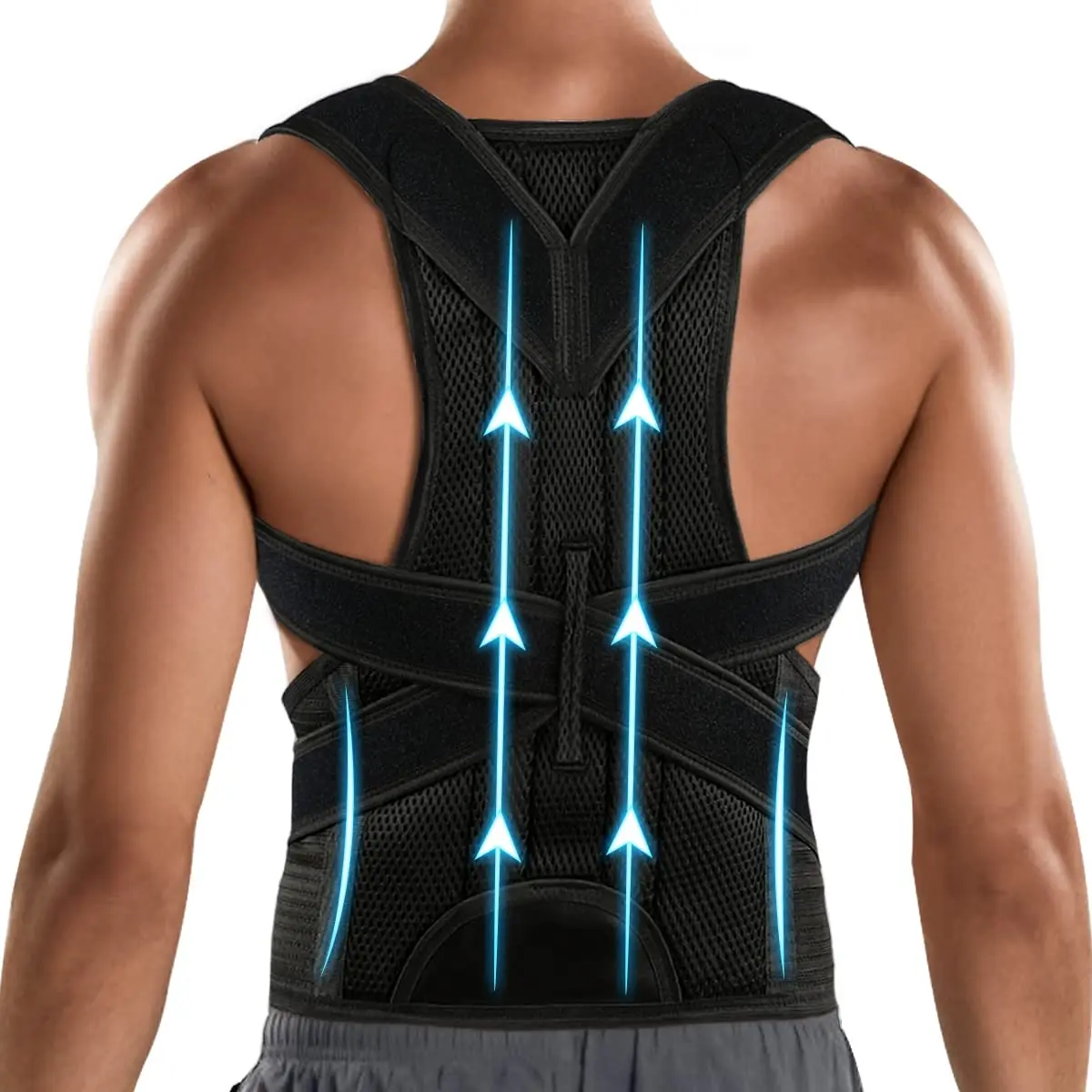 Posture Corrector Lumbar Support and Upright for Men&Women - Back Brace for Improve and Neck, Back, Shoulder Pain Relieve
Posture Corrector Lumbar Support and Upright for Men&Women - Back Brace for Improve and Neck, Back, Shoulder Pain Relieve
