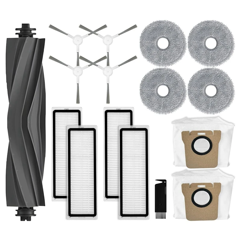 Replacement Parts Compatible For Dreame L10S Ultra / L10 Ultra Robot Vacuum Cleaner Parts Accessories Main Brush,Dust Bags
Replacement Parts Compatible For Dreame L10S Ultra / L10 Ultra Robot Vacuum Cleaner Parts Accessories Main Brush,Dust Bags