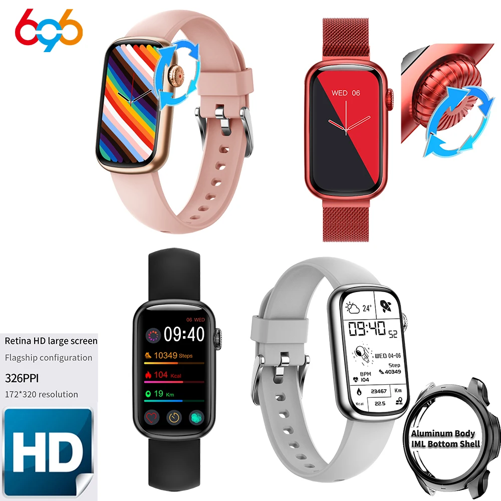 Adamking 2022 Women Smartwatch 1.47 inch Retina HD Screen Rotary Button Scroll Crown Smart Watch For Android IOS P Xiaomi Huawei
Adamking 2022 Women Smartwatch 1.47 inch Retina HD Screen Rotary Button Scroll Crown Smart Watch For Android IOS P Xiaomi Huawei