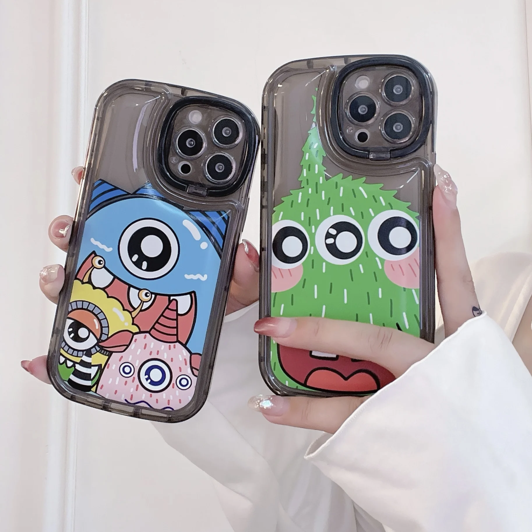 Funny and Cute 3D Little Monster Plush with Stand for iPhone 13 12 11 Pro X XR XS MAX 7 8 6 Plus Air Cushion Drop Back Cover
Funny and Cute 3D Little Monster Plush with Stand for iPhone 13 12 11 Pro X XR XS MAX 7 8 6 Plus Air Cushion Drop Back Cover