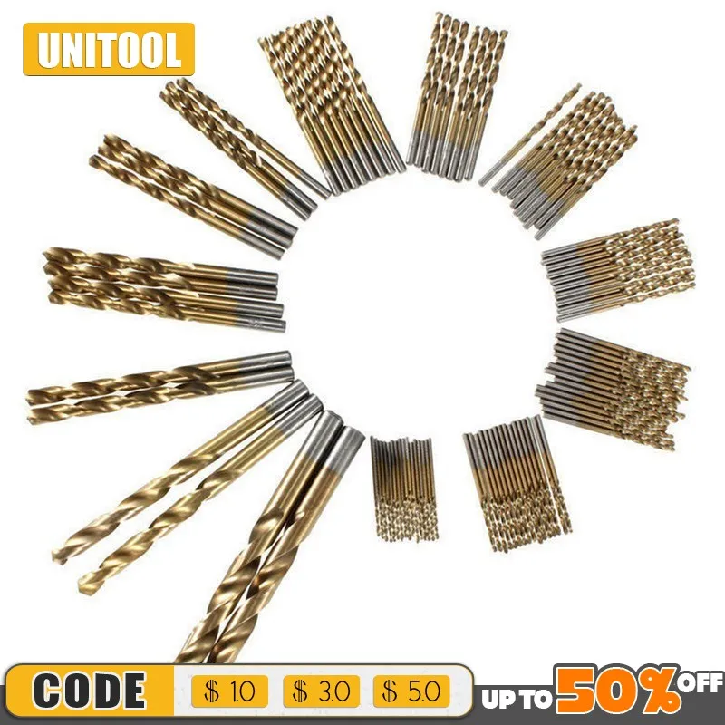 99Pcs 1.5-10mm Twist Drill Bit Set Bits For Metal Titanium Straight Shank Electric Drill Power Tools Accessories
99Pcs 1.5-10mm Twist Drill Bit Set Bits For Metal Titanium Straight Shank Electric Drill Power Tools Accessories