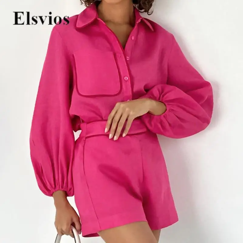 High Fashion Patchwork Cotton Linen Set Casual Autumn Long Sleeve Blouse Shirt And High Waist Shorts Suit Women Commuting Outfit
High Fashion Patchwork Cotton Linen Set Casual Autumn Long Sleeve Blouse Shirt And High Waist Shorts Suit Women Commuting Outfit