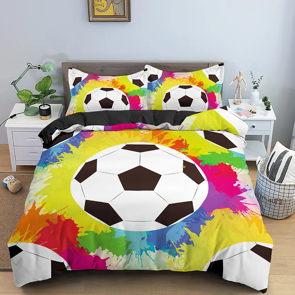 Football Comforter Bedding Set Sport Cool 3D Print Luxury Queen King Single Duvet Cover Set Home Textile Decor Modern Kids
Football Comforter Bedding Set Sport Cool 3D Print Luxury Queen King Single Duvet Cover Set Home Textile Decor Modern Kids