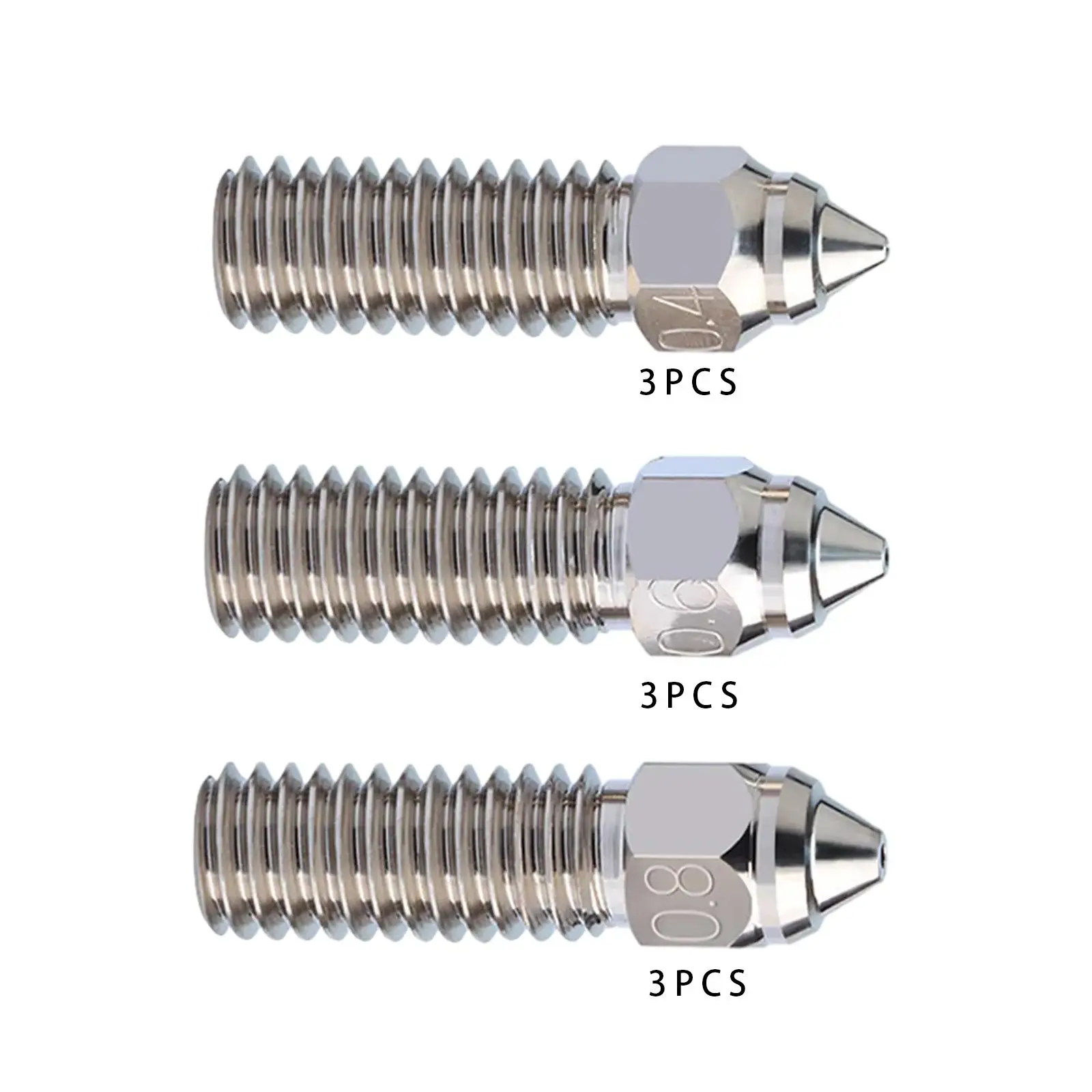 Форсунки для экструдера принтера, детали, прочный нержавеющий Высокоскоростной экструдер с сопротивлением ржавчине, набор форсунок для экструдера, латунные форсунки, Печатная головка
Форсунки для экструдера принтера, детали, прочный нержавеющий Высокоскоростной экструдер с сопротивлением ржавчине, набор форсунок для экструдера, латунные форсунки, Печатная головка