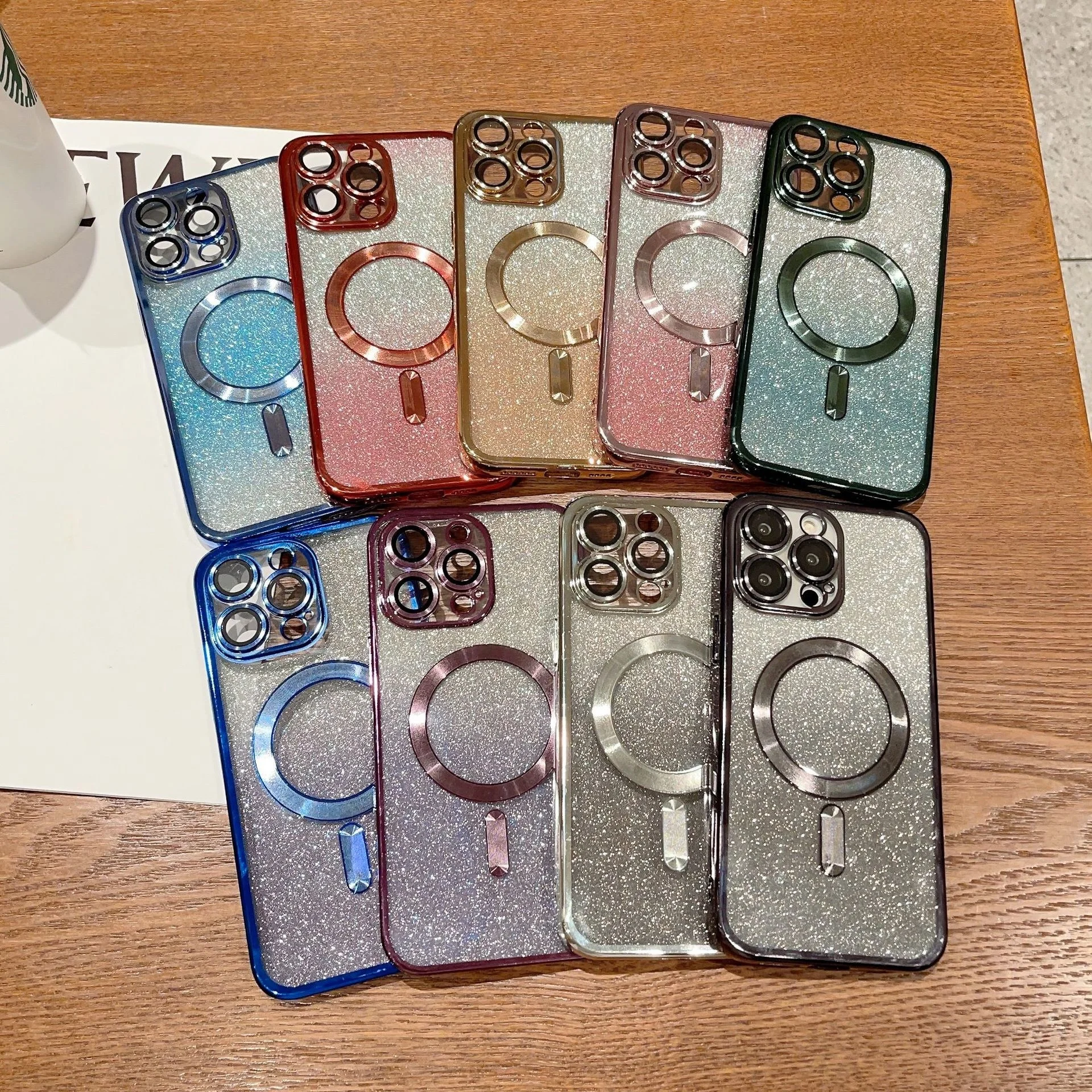 For Magsafe Magnetic Wireless Charging Case for iPhone 14 13 12 Pro Max Plus gradient Soft Silicone Glass Lens Protection Cover
For Magsafe Magnetic Wireless Charging Case for iPhone 14 13 12 Pro Max Plus gradient Soft Silicone Glass Lens Protection Cover