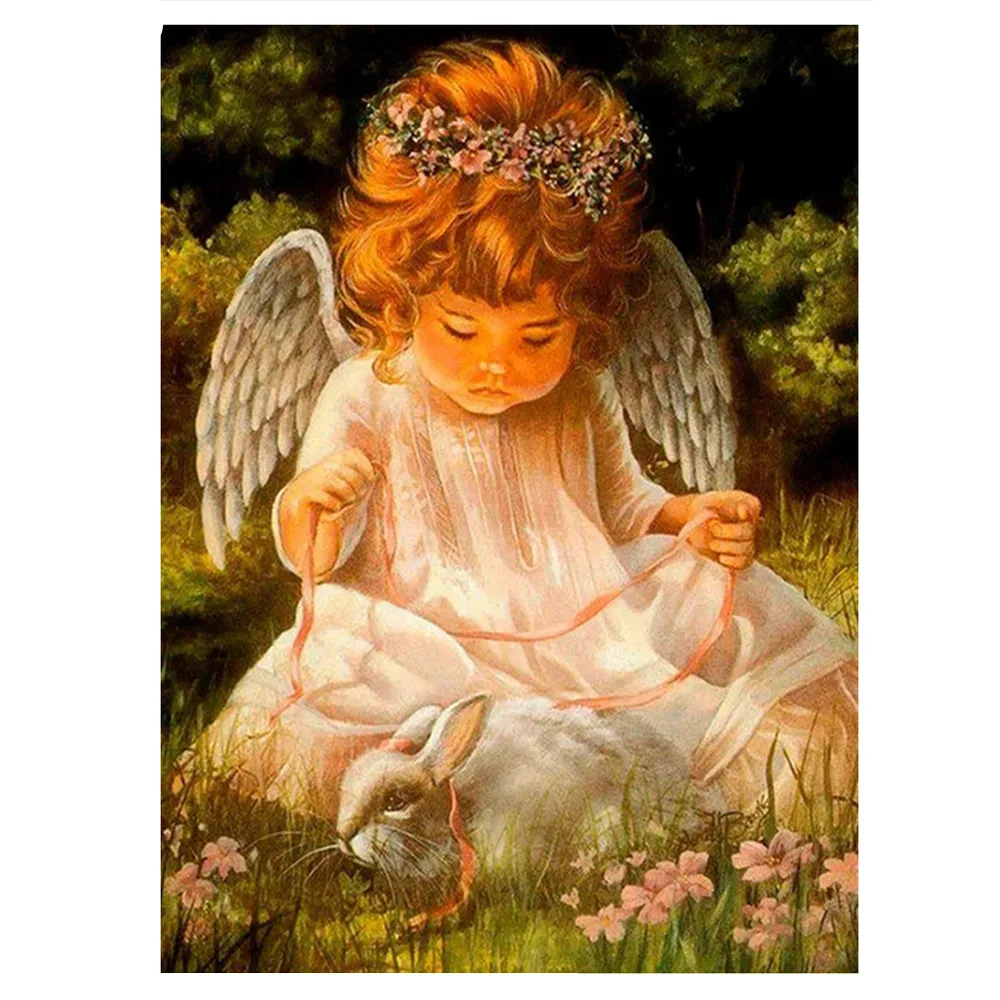 5D Diy Diamond Painting Angel Baby Crystal Rhinestone Paintings Girl Diamond Embroidery Pictures for Living Room Wall Art 
5D Diy Diamond Painting Angel Baby Crystal Rhinestone Paintings Girl Diamond Embroidery Pictures for Living Room Wall Art