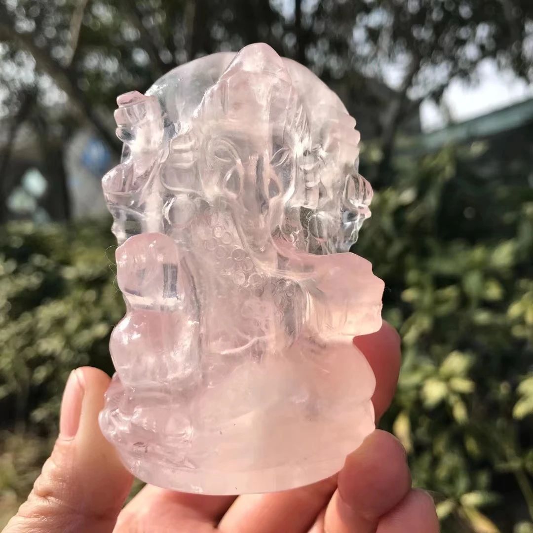 Статуэтка из натурального розового кварца ручной работы, 80 мм, 1 шт.
Статуэтка из натурального розового кварца ручной работы, 80 мм, 1 шт.