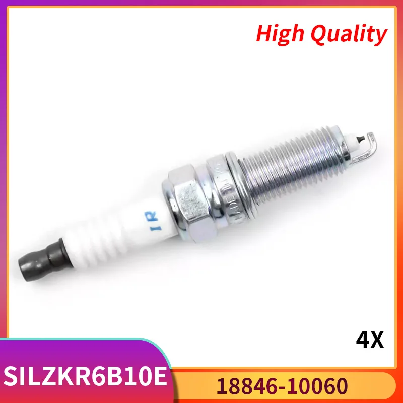 4 PCS/Lot Auto Parts Iridium 18846-10060 1884610060 SILZKR6B10E for Kia Hyundai Sk20hr11 Spark Plug for Korean Cars
4 PCS/Lot Auto Parts Iridium 18846-10060 1884610060 SILZKR6B10E for Kia Hyundai Sk20hr11 Spark Plug for Korean Cars