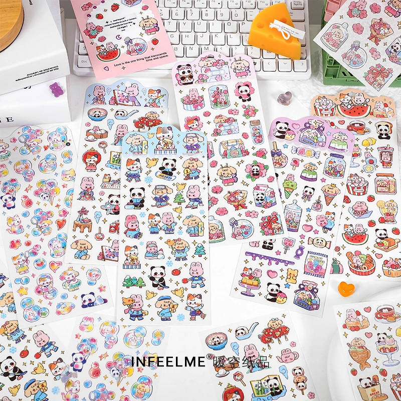 18packs/LOT keep cute series fresh creative decoration DIY paper masking washi stickers
18packs/LOT keep cute series fresh creative decoration DIY paper masking washi stickers