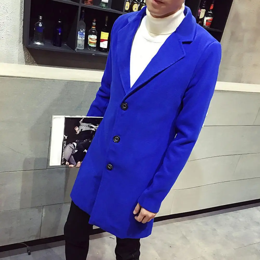 Lapel Men Jacket Stylish Men's Winter Trench Coat Slim Fit Windproof Mid Length for Formal Occasions Mid-length Men Coat
Lapel Men Jacket Stylish Men's Winter Trench Coat Slim Fit Windproof Mid Length for Formal Occasions Mid-length Men Coat