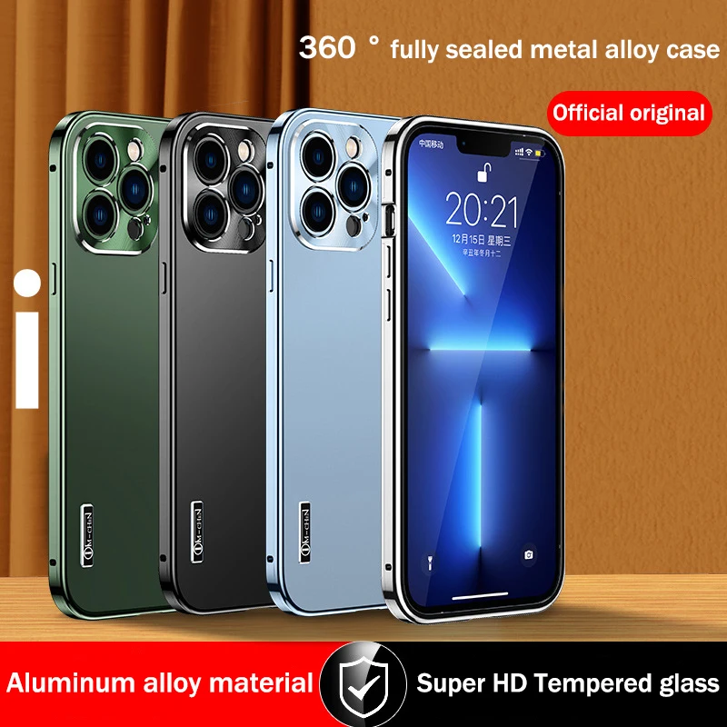 Чехол для iPhone 14 13 12 Pro Max, полностью закрытый металлический алюминиевый сплав на 360 °, HD-стекло, магнитная адсорбционная Защита, Чехол Для Теле...
Чехол для iPhone 14 13 12 Pro Max, полностью закрытый металлический алюминиевый сплав на 360 °, HD-стекло, магнитная адсорбционная Защита, Чехол Для Теле...