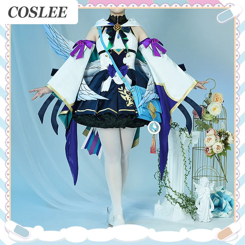 

COSLEE [S-3XL] Vtuber Nijisanji Enna Alouette Cosplay Costume Uniform Halloween Party Outfit Role Play Clothing Custom Made New
