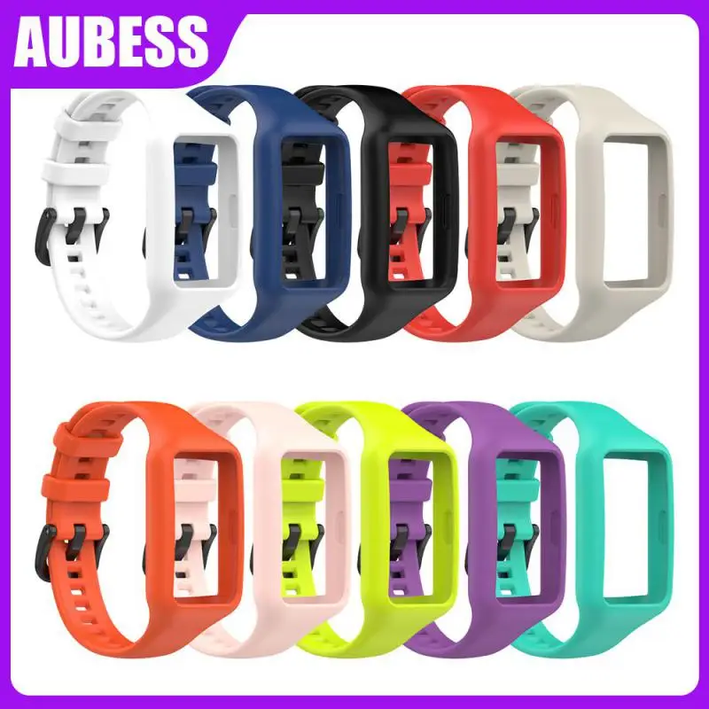 Sweatproof Sports Wristband Smart Accessories Watchband Waterproof Silicone Strap Soft For Huawei Band6
Sweatproof Sports Wristband Smart Accessories Watchband Waterproof Silicone Strap Soft For Huawei Band6