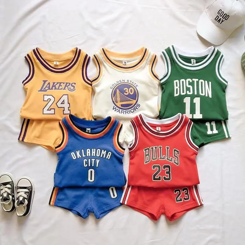 2022 Hot Sell Children's Basketball Suit Outdoor Sportswear 2-6 Y Sleeveless Vest + T-shirt 2PCS Summer New Kids Clothing Girls
2022 Hot Sell Children's Basketball Suit Outdoor Sportswear 2-6 Y Sleeveless Vest + T-shirt 2PCS Summer New Kids Clothing Girls