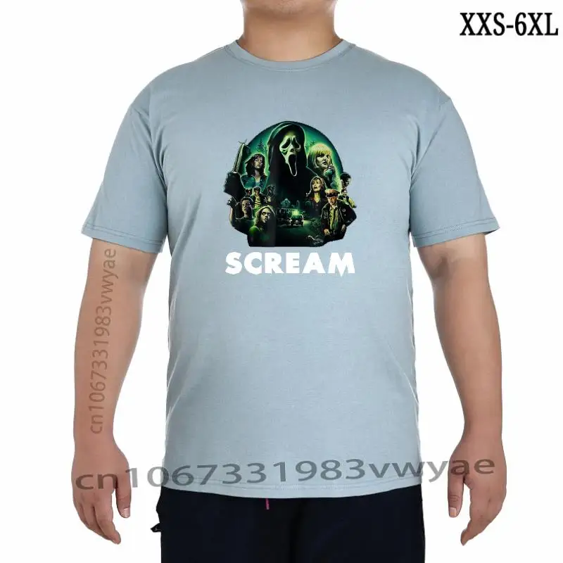 Let Watch страшные фильмы крик ужас Хэллоуин футболка Ghostface Готический Череп принт крутая футболка Новинка Смешные Графические Топы Рубашки 
Let Watch страшные фильмы крик ужас Хэллоуин футболка Ghostface Готический Череп принт крутая футболка Новинка Смешные Графические Топы Рубашки