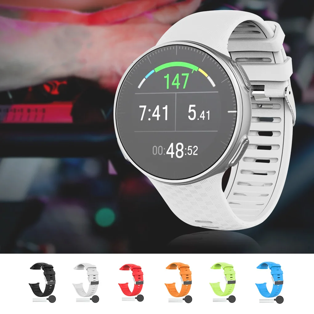 Sports Bracelet Band Adjustable Silicone Strap Fitness Watch Spare Watchband Replacement for Polar Vantage V
Sports Bracelet Band Adjustable Silicone Strap Fitness Watch Spare Watchband Replacement for Polar Vantage V