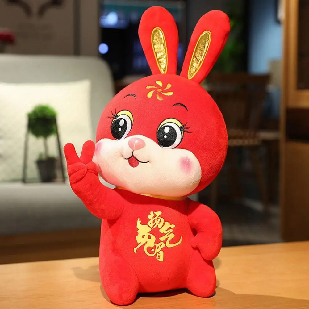 20cm Rabbit Plush Toy New Year Chinese Style Tang Suit Doll Mascot Stuffed Ornament Bunny Soft Gift Xmas Lucky Hold T3V5 
20cm Rabbit Plush Toy New Year Chinese Style Tang Suit Doll Mascot Stuffed Ornament Bunny Soft Gift Xmas Lucky Hold T3V5