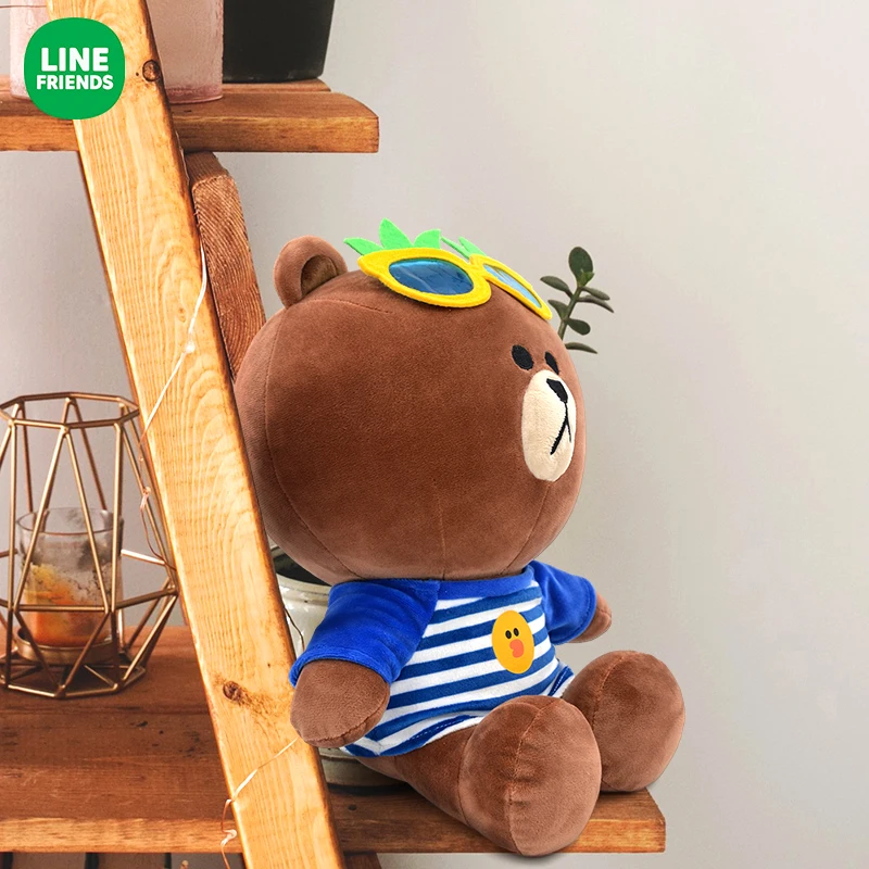 Original Line Friends Series Cute Brown Bear Cony Sally Glasses Dress Up Plush Doll Kawaii Soft Stuffed Pillow Children Toy Gift
Original Line Friends Series Cute Brown Bear Cony Sally Glasses Dress Up Plush Doll Kawaii Soft Stuffed Pillow Children Toy Gift