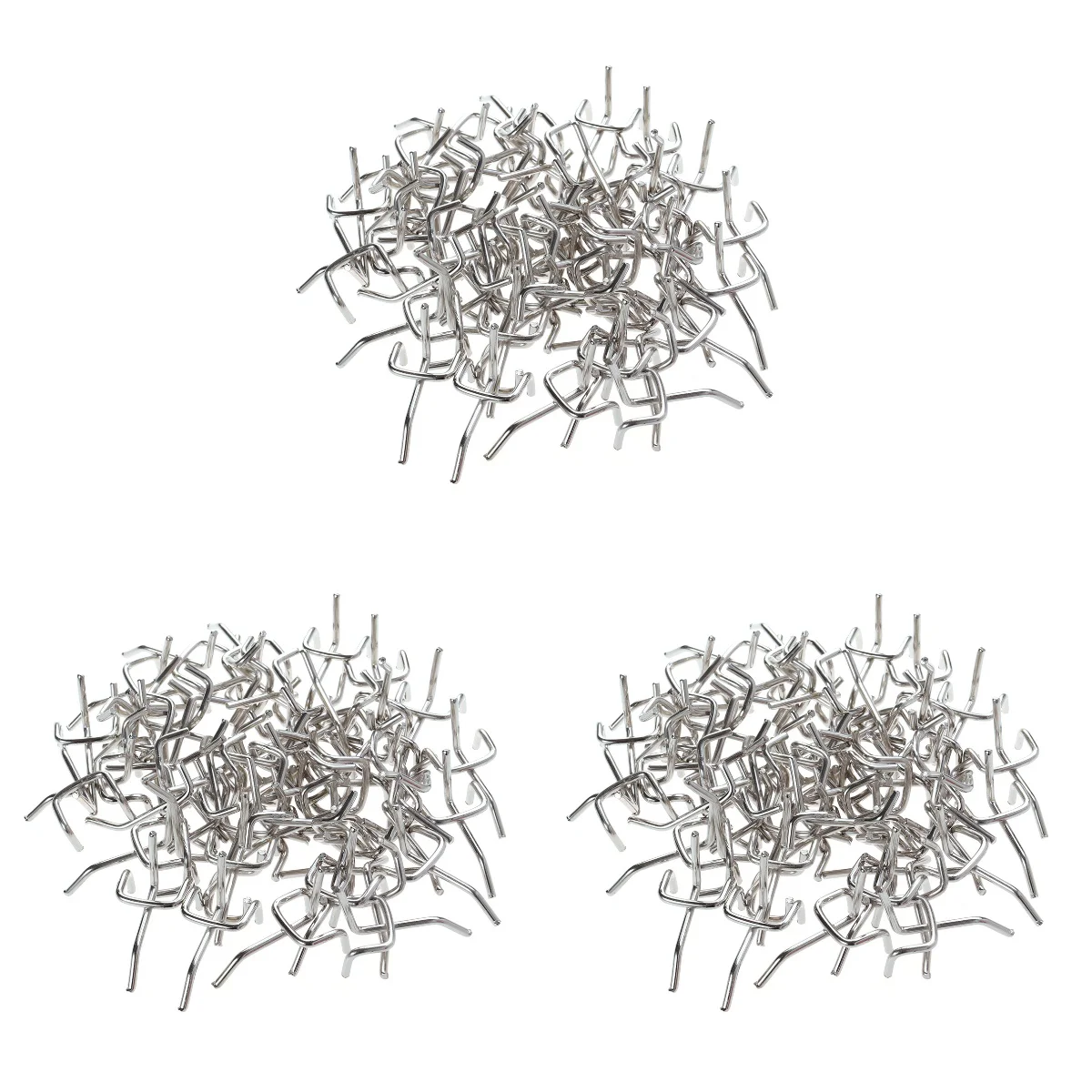 150 PCS Carbon Steel Peg Board Pegboard Hooks Garage Work Shop Storage Display Organization Steel Hanging Tool (Silver)
150 PCS Carbon Steel Peg Board Pegboard Hooks Garage Work Shop Storage Display Organization Steel Hanging Tool (Silver)