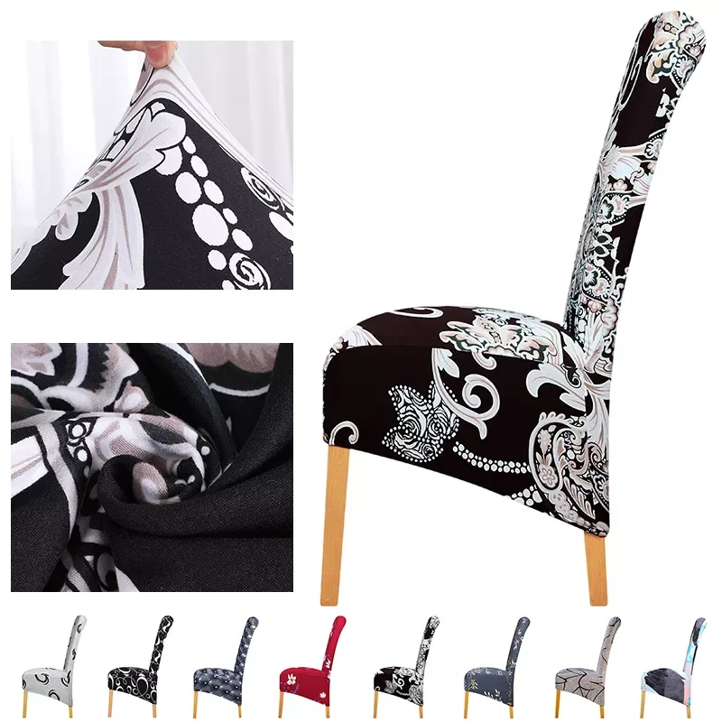 XL Size Chair Cover Stretch Long Back Big Chair Covers Home Seat Cover Wedding Chair Covers For Christmas Party Hotel Banquet
XL Size Chair Cover Stretch Long Back Big Chair Covers Home Seat Cover Wedding Chair Covers For Christmas Party Hotel Banquet