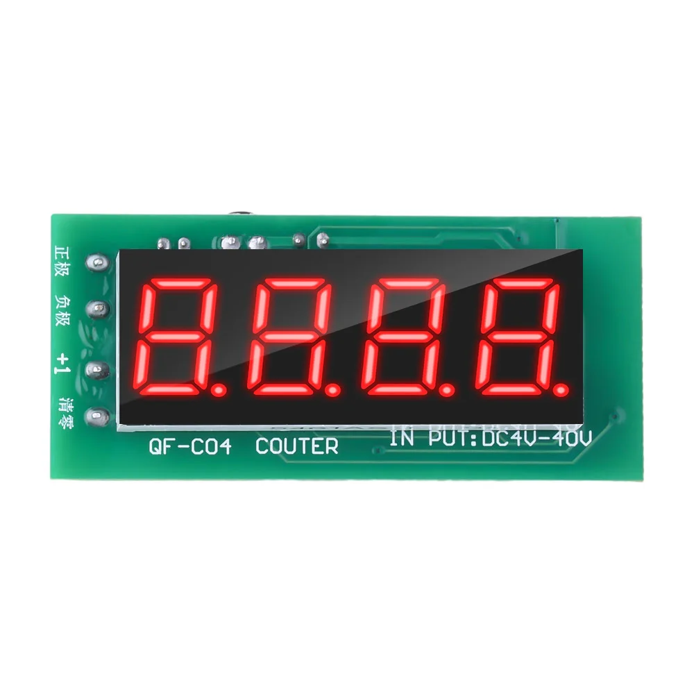 Aideepen Модуль счетчика DC 4-40V
Aideepen Модуль счетчика DC 4-40V