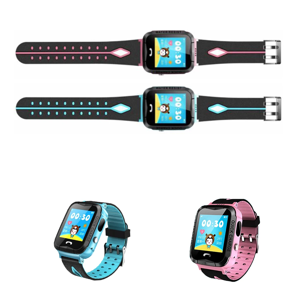 elenxs Kids Smart Watch Waterproof GPS Camera Flashlight SOS Call Location Touch Screen Anti-Lost Tracker Intelligent Watch
elenxs Kids Smart Watch Waterproof GPS Camera Flashlight SOS Call Location Touch Screen Anti-Lost Tracker Intelligent Watch