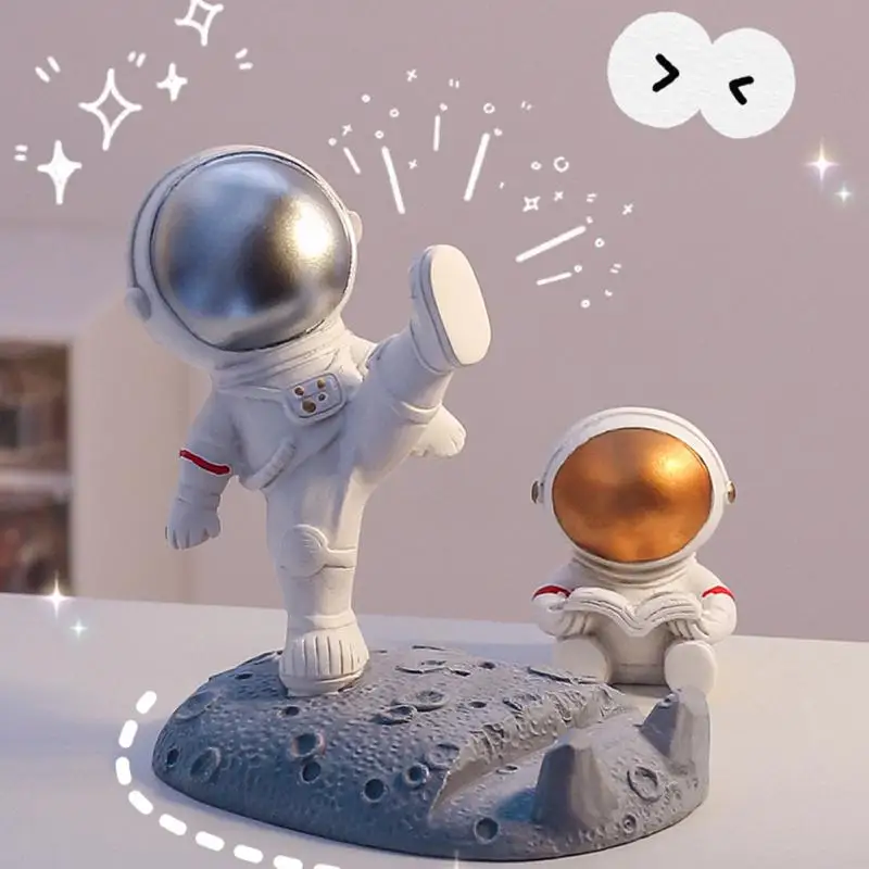 Creative Spaceman Series Hand-made Resin Astronauts Memorial Gift Decoration Astronaut Mobile Phone Holder
Creative Spaceman Series Hand-made Resin Astronauts Memorial Gift Decoration Astronaut Mobile Phone Holder