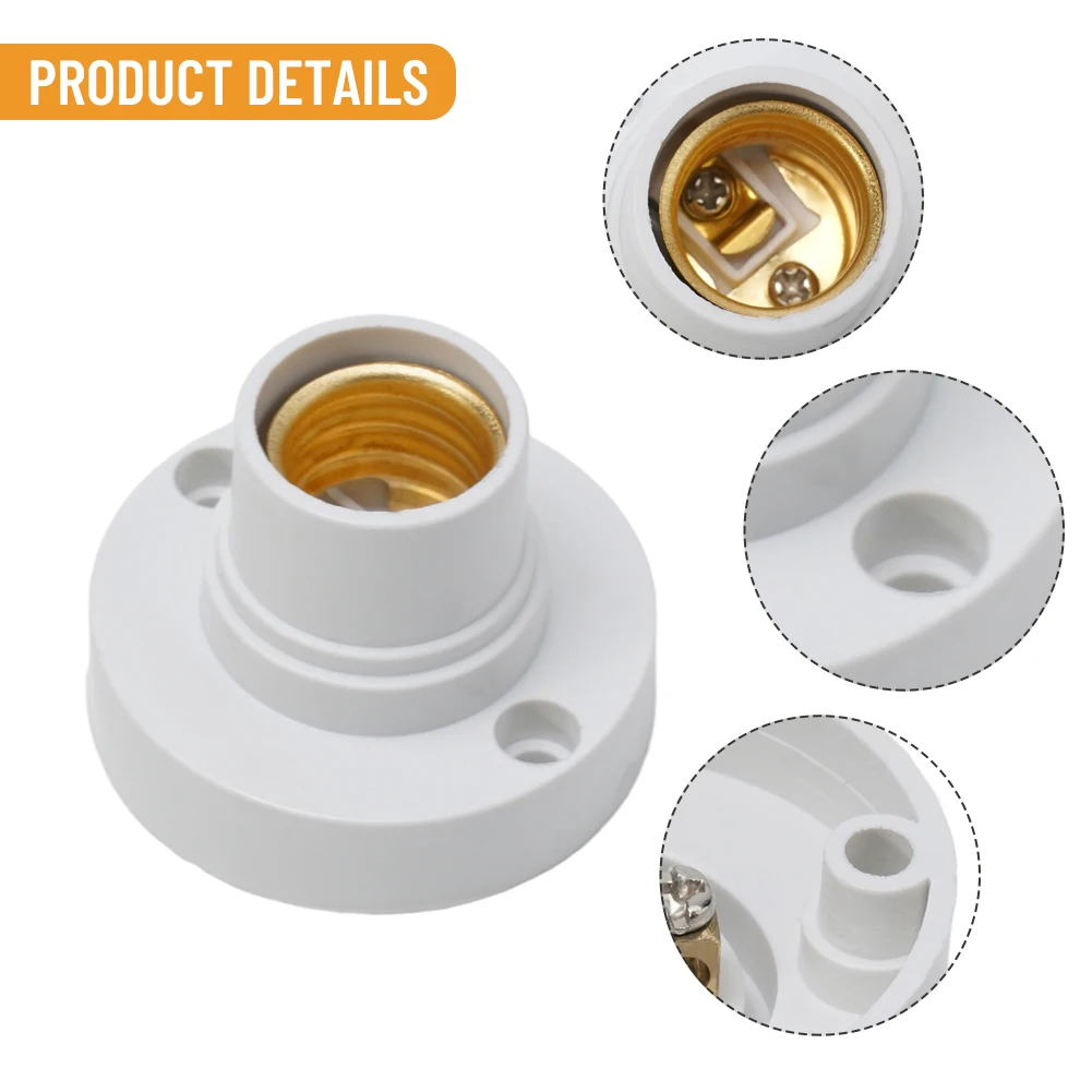 Base Fitting E14 Light Bulb Holder 100-230V Edison Screw Cap LED Bulb Converter Lamp Fixing Replacement Socket
Base Fitting E14 Light Bulb Holder 100-230V Edison Screw Cap LED Bulb Converter Lamp Fixing Replacement Socket