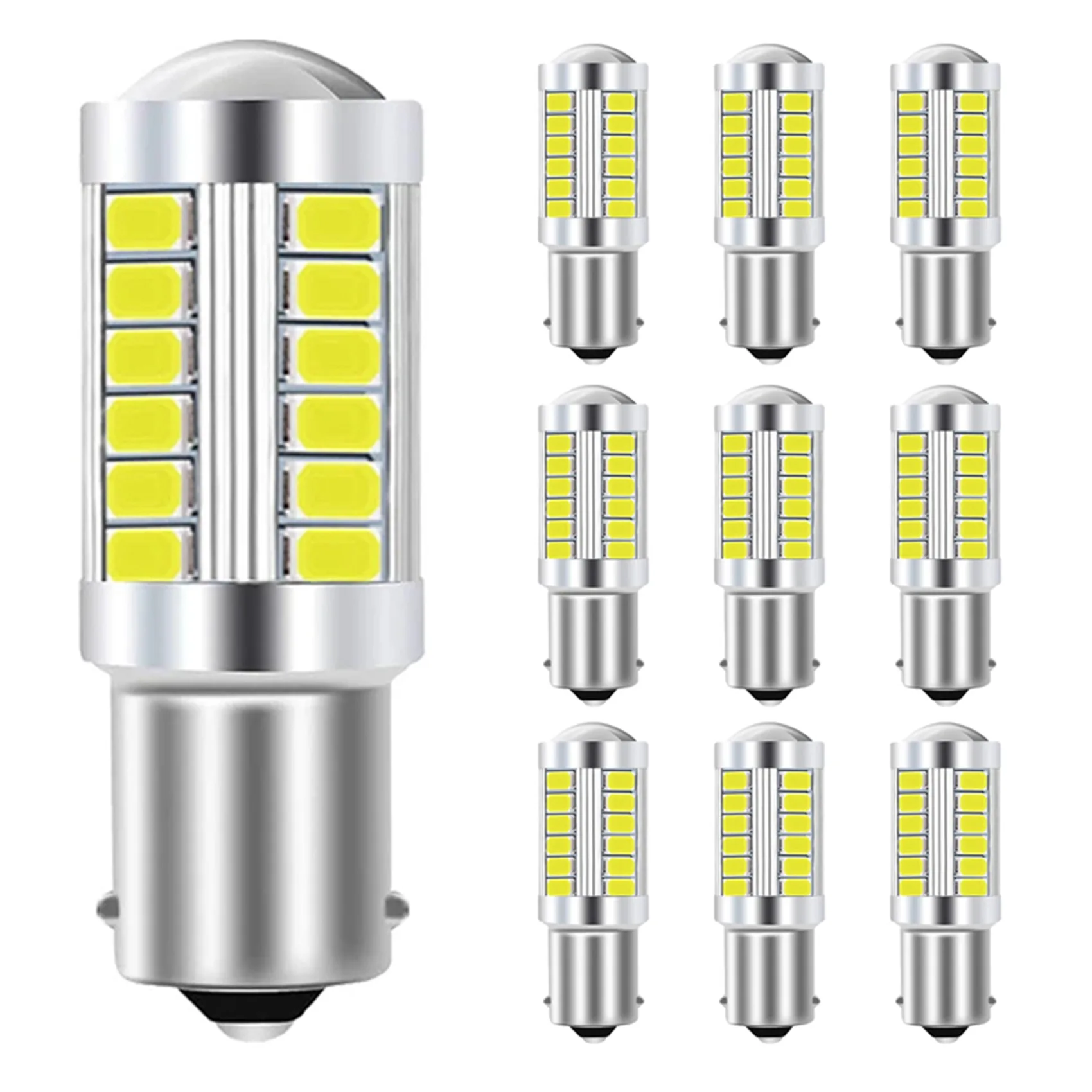 10Pcs 1156 BA15S P21W LED Bulbs Car Tail Bulb Brake Lights Reverse Lamp Signal Light
10Pcs 1156 BA15S P21W LED Bulbs Car Tail Bulb Brake Lights Reverse Lamp Signal Light