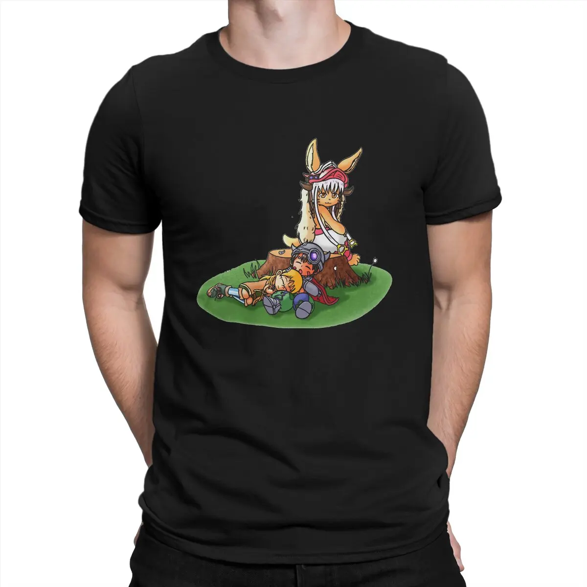 Sleep Men T Shirts Made In Abyss Creative Tee Shirt Short Sleeve O Neck T-Shirt Cotton Birthday Present Clothes
Sleep Men T Shirts Made In Abyss Creative Tee Shirt Short Sleeve O Neck T-Shirt Cotton Birthday Present Clothes