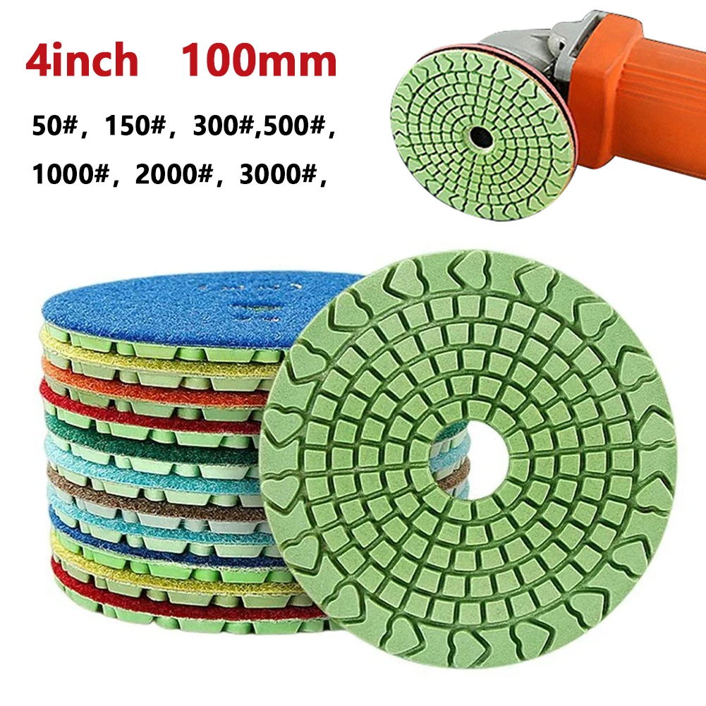1PC Polisher Diamond Polishing Pad 4 Inch 100mm Wet Diamond Polishing Pads Tool For Granite Marble Concrete Sanding Disc
1PC Polisher Diamond Polishing Pad 4 Inch 100mm Wet Diamond Polishing Pads Tool For Granite Marble Concrete Sanding Disc
