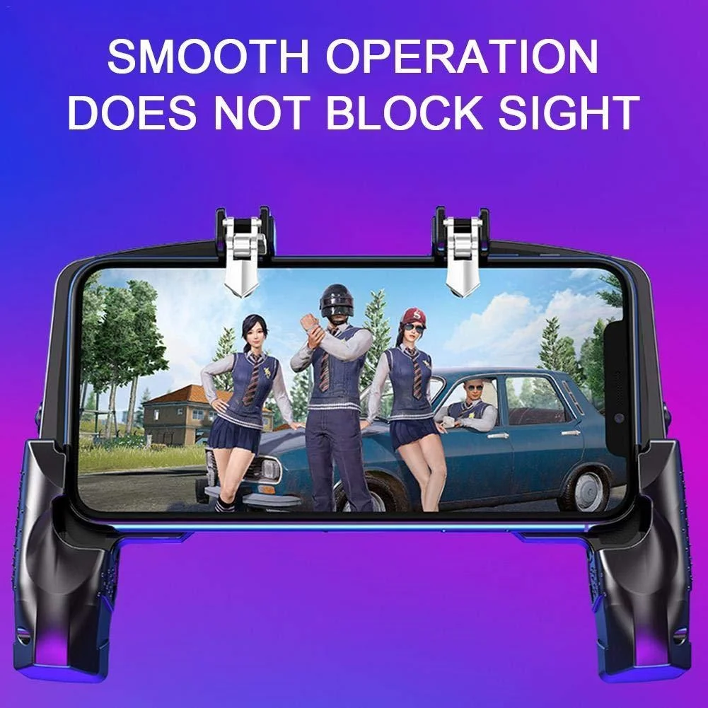 Extendable Grip Handle Mobile Phone Holder Mobile Game Metal Button Auxiliary Controller Gamepad Eat Chicken Artifact Recommend
Extendable Grip Handle Mobile Phone Holder Mobile Game Metal Button Auxiliary Controller Gamepad Eat Chicken Artifact Recommend