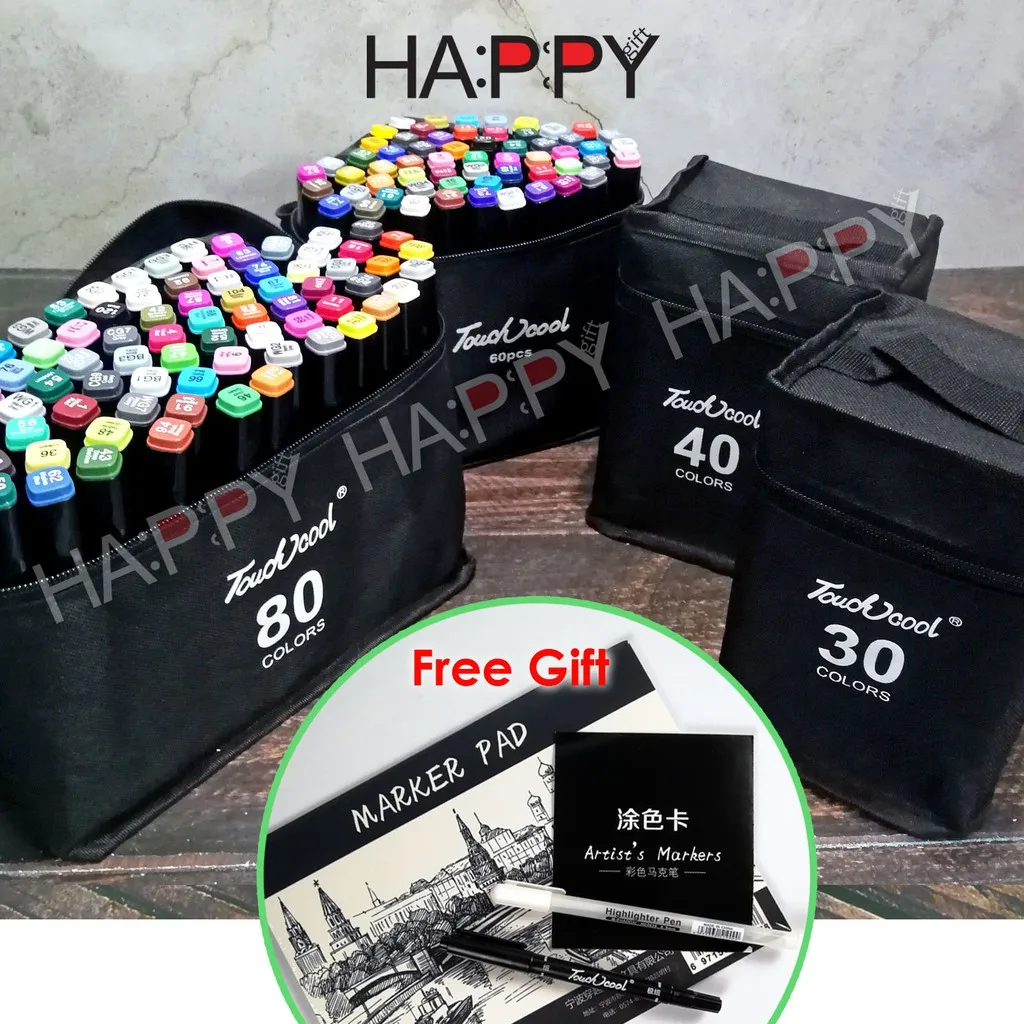 Discount Marker pen set Touch Cool / Touch Raven 40/60/80 Graphic Art Twin Tip Marker Pen color
Discount Marker pen set Touch Cool / Touch Raven 40/60/80 Graphic Art Twin Tip Marker Pen color