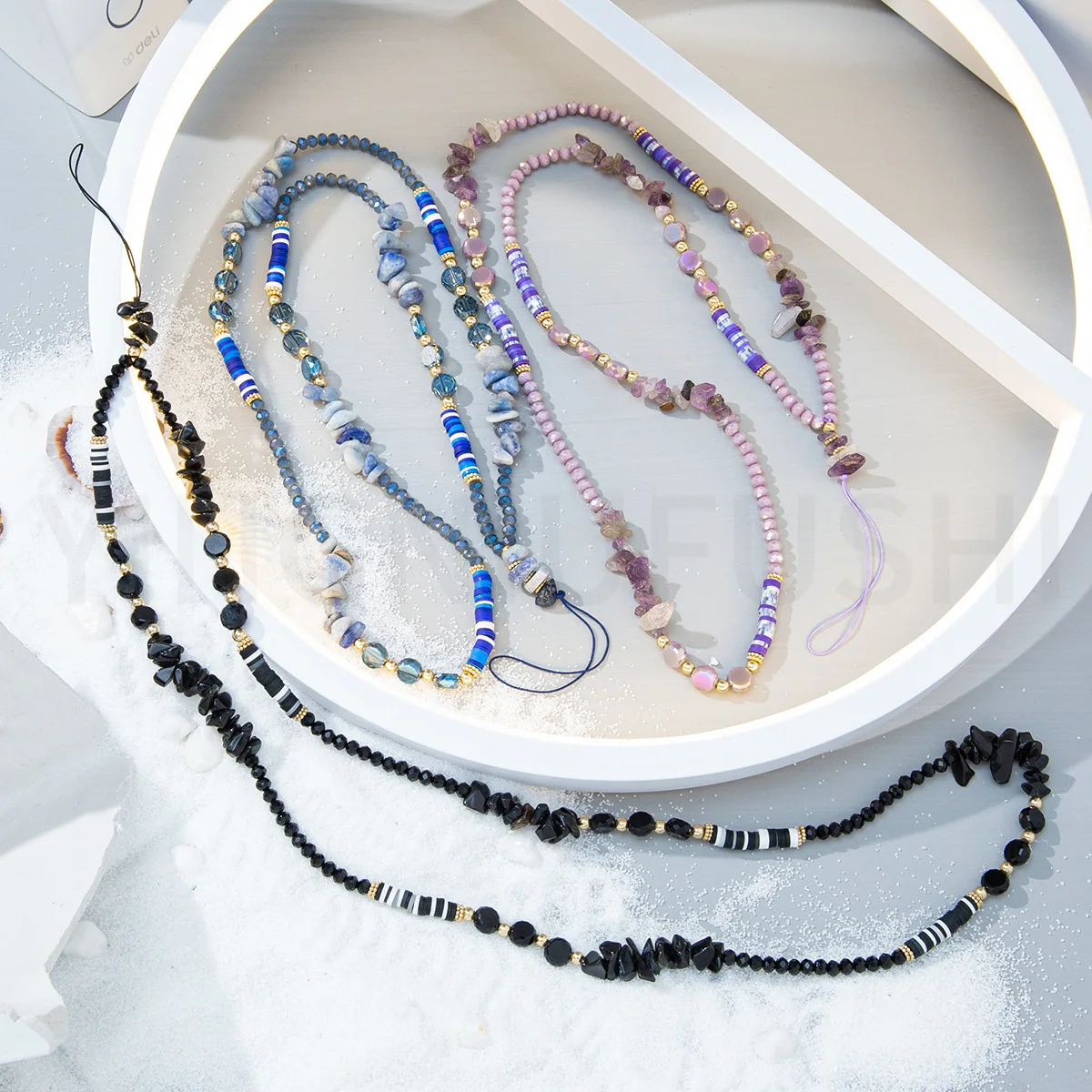 75cm Crushed Stone Long Mobile Phone Chain Fashion Crystal Beads Long Strap Ladies Anti-lost Mobile Phone Rope Key Lanyard
75cm Crushed Stone Long Mobile Phone Chain Fashion Crystal Beads Long Strap Ladies Anti-lost Mobile Phone Rope Key Lanyard