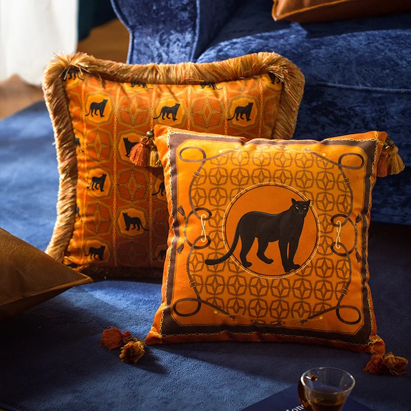 Retro Orange Velvet Cat Kitty Cushion Cover Warm Luxury Decorative Pillow Case Vintage Black Cheetah Art Room Sofa Bedding
Retro Orange Velvet Cat Kitty Cushion Cover Warm Luxury Decorative Pillow Case Vintage Black Cheetah Art Room Sofa Bedding