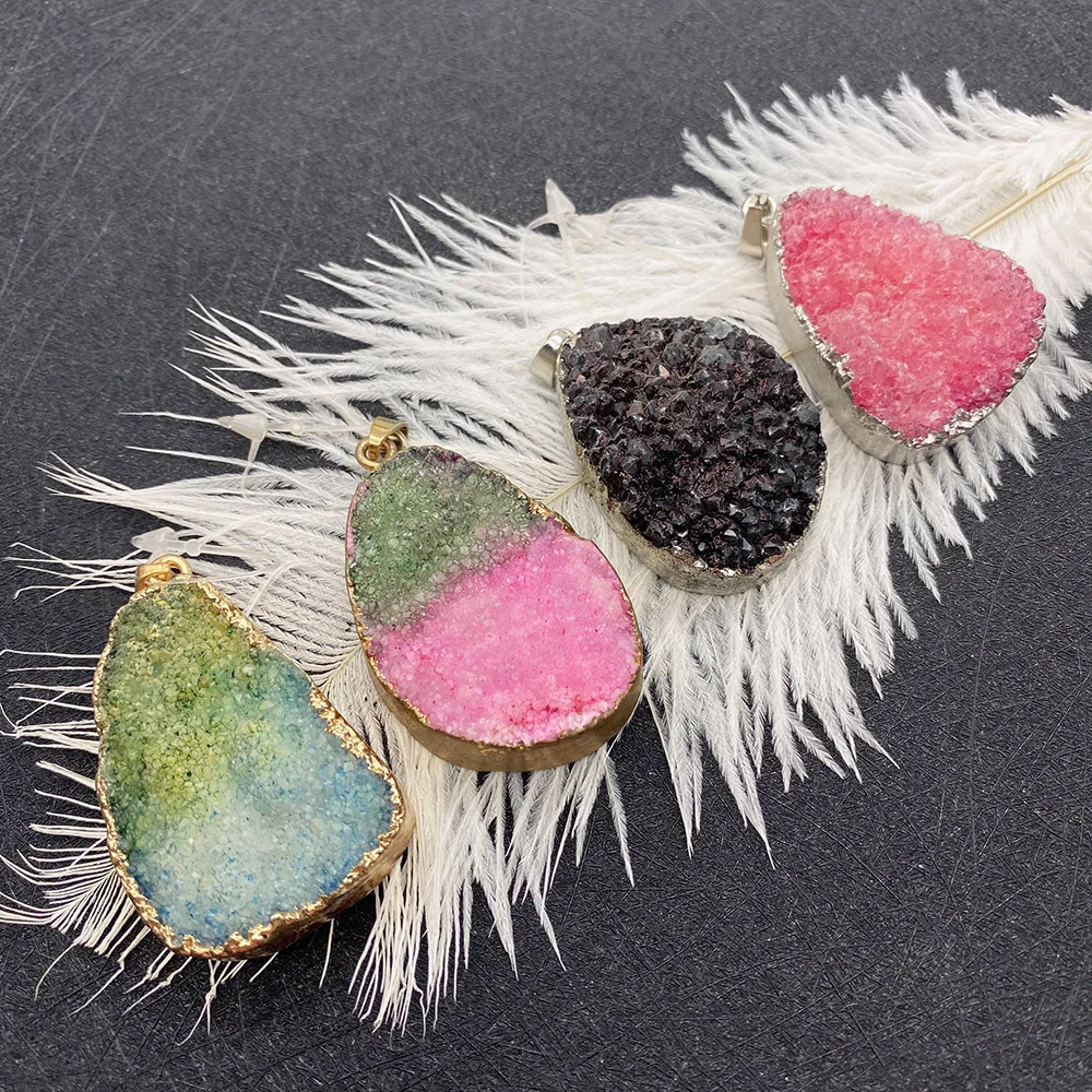 1pcs Irregular Oval Shape Natural Semi Precious Stone Pendant Pink Crystal Pendant DIY Necklace Jewelry Making Jewelry 29x47mm
1pcs Irregular Oval Shape Natural Semi Precious Stone Pendant Pink Crystal Pendant DIY Necklace Jewelry Making Jewelry 29x47mm