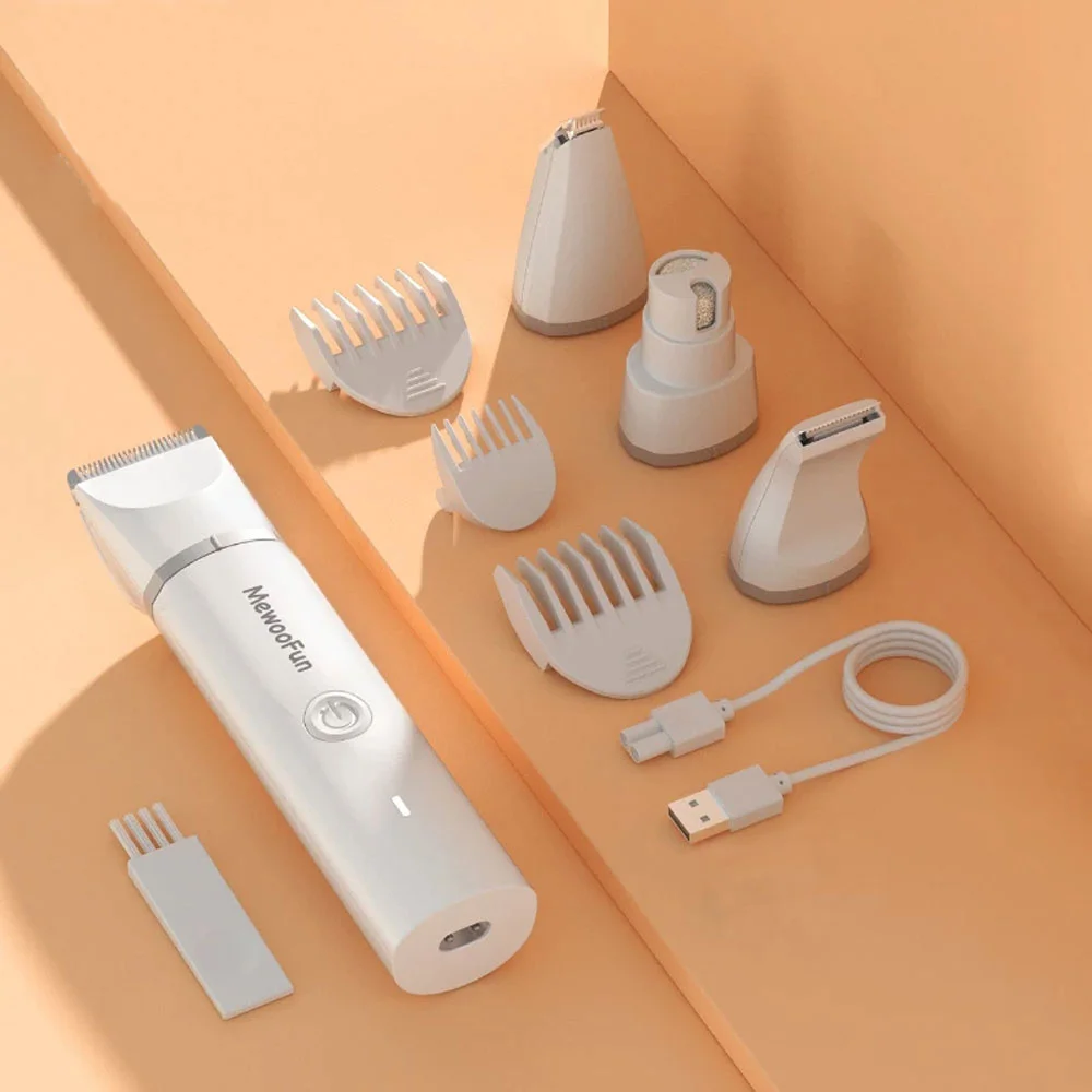 4 in 1 Pet Hair Clipper with 4 Blades Grooming Machine Trimmer & Nail Grinder Prefessional Haircut For Dogs Cats Drop Shipping
4 in 1 Pet Hair Clipper with 4 Blades Grooming Machine Trimmer & Nail Grinder Prefessional Haircut For Dogs Cats Drop Shipping