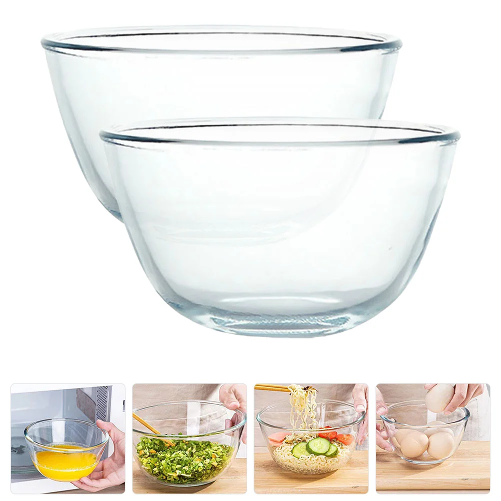 2Pcs Glass Salad Bowls Prep Bowls Glass Prep Bowls Glass Prep Bowls Clear Glass Bowl Glass Bowls
2Pcs Glass Salad Bowls Prep Bowls Glass Prep Bowls Glass Prep Bowls Clear Glass Bowl Glass Bowls