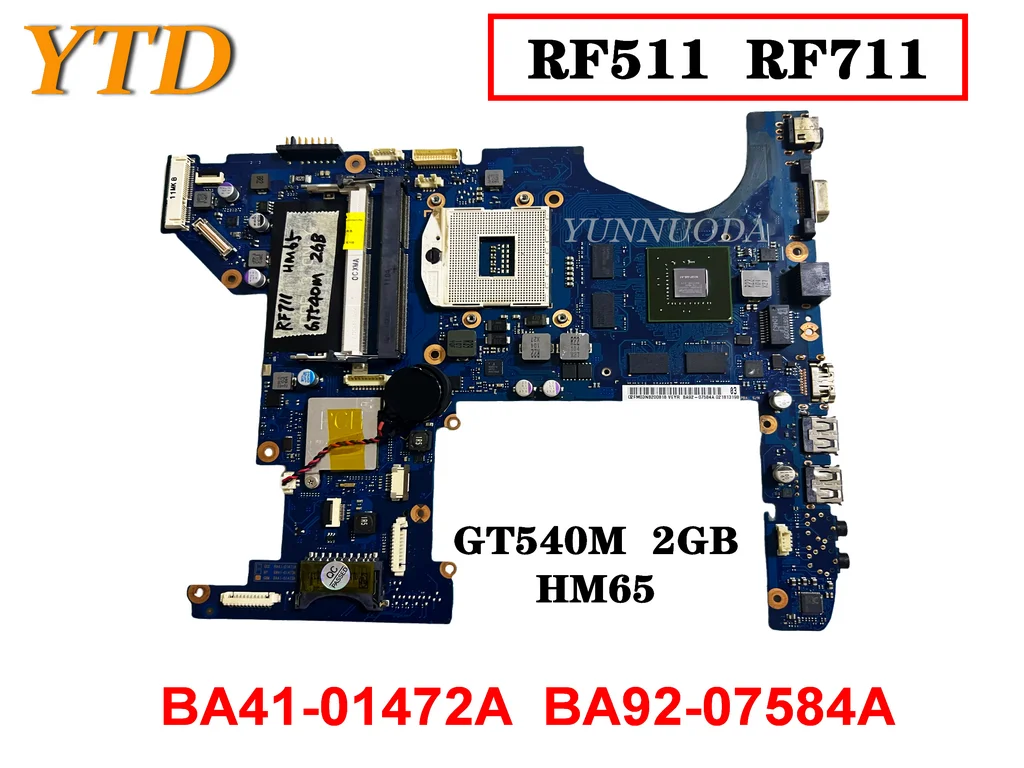 Оригинальная материнская плата для ноутбука Samsung RF511 RF711 GT540M, 2 Гб, фосветительная деталь, проверенная, хорошая бесплатная доставка 
Оригинальная материнская плата для ноутбука Samsung RF511 RF711 GT540M, 2 Гб, фосветительная деталь, проверенная, хорошая бесплатная доставка