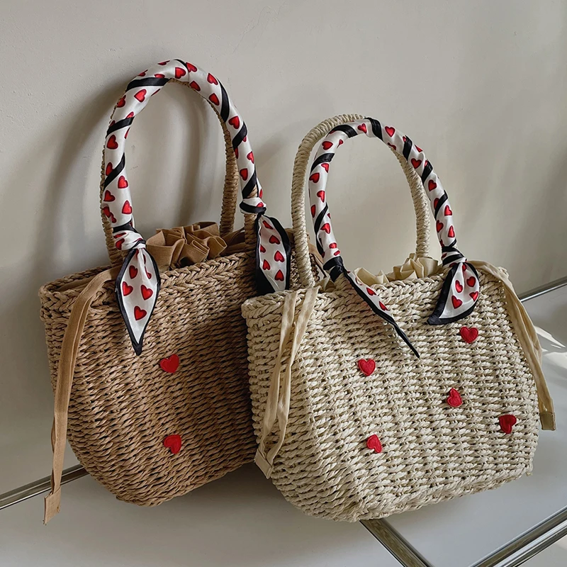 Summer Handmade Bags For Women Beach Weaving Ladies Straw Bag Round Beach Bag Raffia Rattan Soft Top Handle Handbags Totes Femme
Summer Handmade Bags For Women Beach Weaving Ladies Straw Bag Round Beach Bag Raffia Rattan Soft Top Handle Handbags Totes Femme
