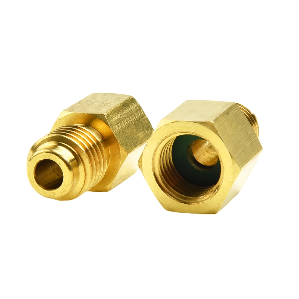 2PCS R12 To R134a R134a To R12 Adapter Kit 1/4 Female Flare 1/2 Acme Male Ir Conditioning Refrigerant Adapter Ki High Quality
2PCS R12 To R134a R134a To R12 Adapter Kit 1/4 Female Flare 1/2 Acme Male Ir Conditioning Refrigerant Adapter Ki High Quality
