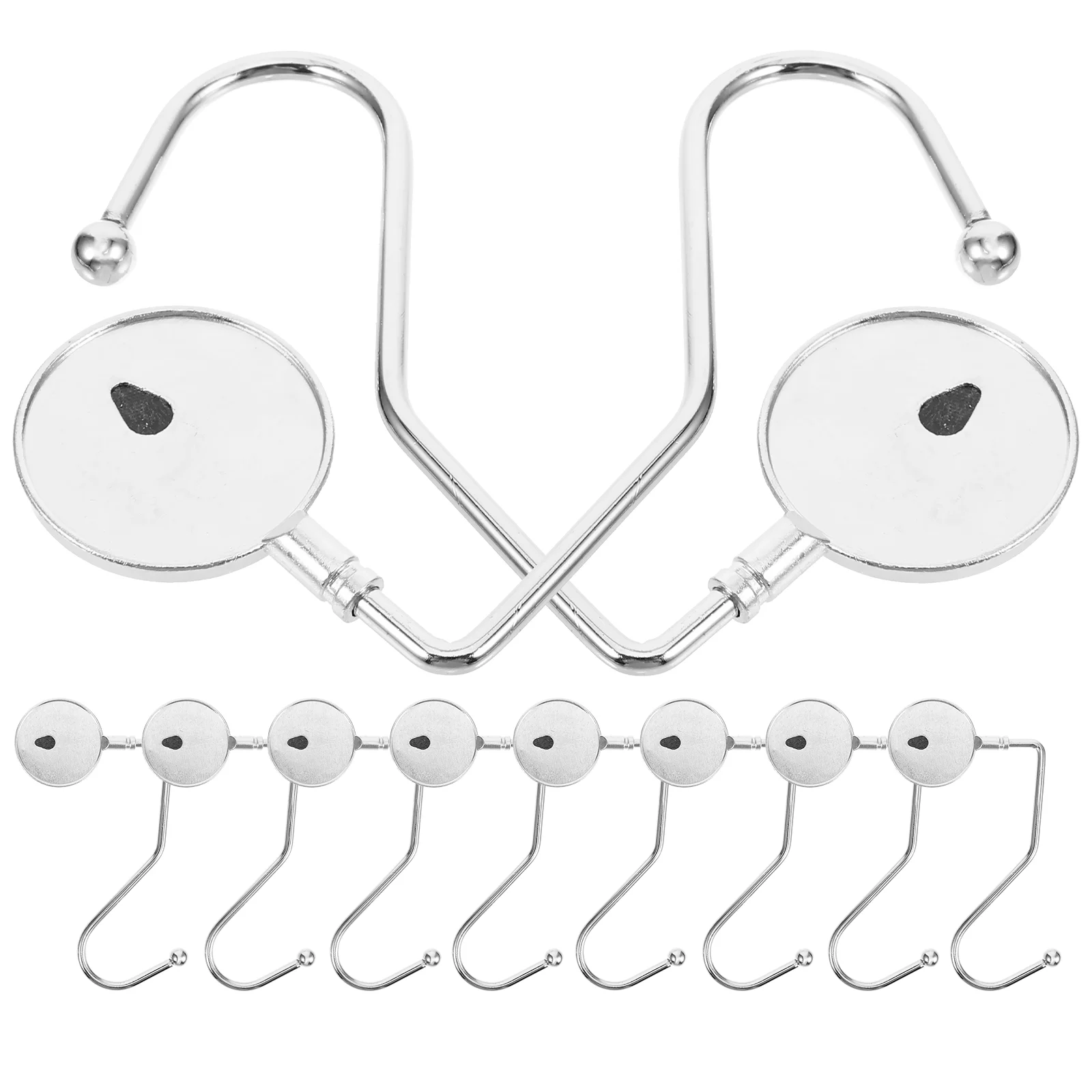 10 Pcs Anti-skid Hook Bag Table Hanger Purse Collapsible Clothes Rack Office Desk Handbag Moveable Wallet Holder
10 Pcs Anti-skid Hook Bag Table Hanger Purse Collapsible Clothes Rack Office Desk Handbag Moveable Wallet Holder
